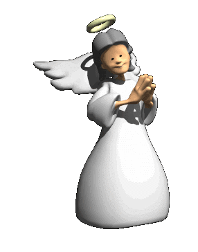 Angel rezando
