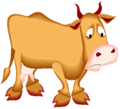 gif de vaca