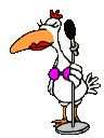 Gif de gallina loca