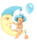 Gif de bebe en la luna