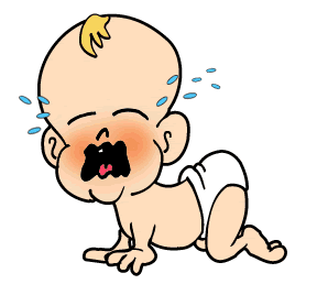 Gif de bebe llorando