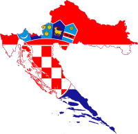 Mapa de Croacia