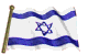 Bandera  con Mastil de Israel Animada