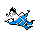 gif de paracaidismo