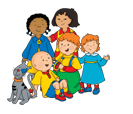 Gif familia caillou